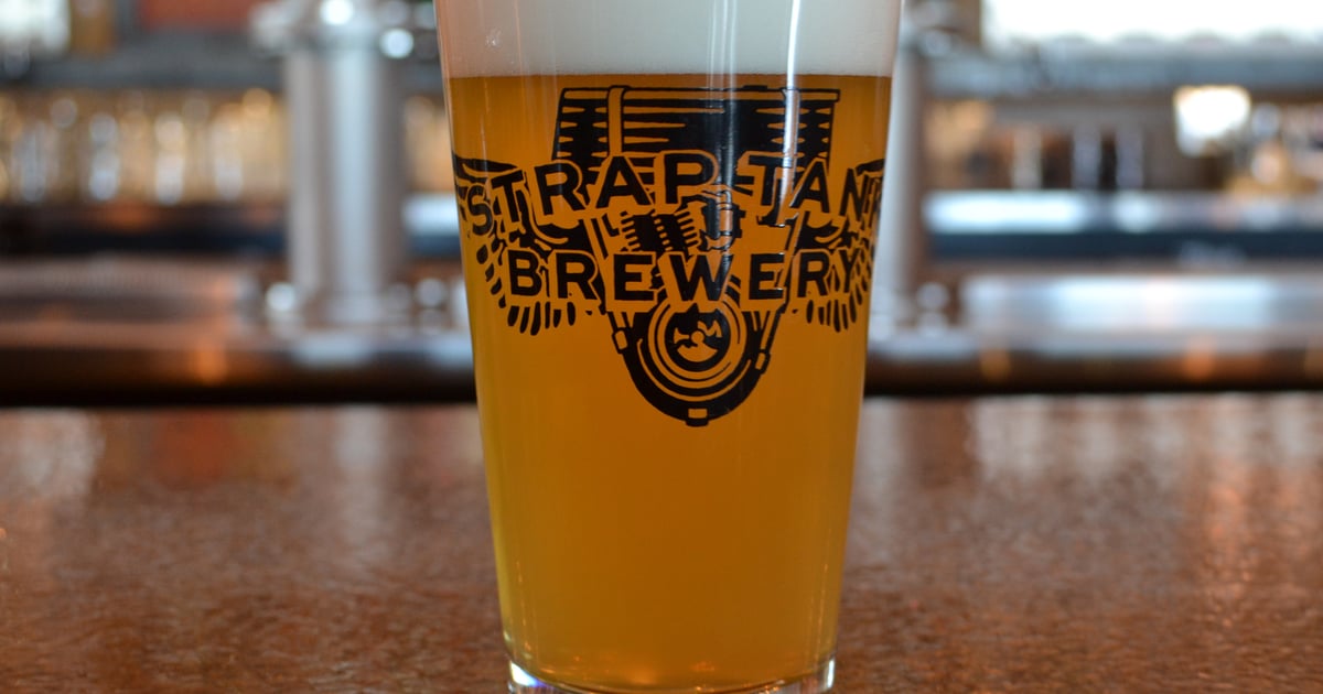 Eye of Saison On Tap at Lehi Strap Tank Brewery Delicious Food