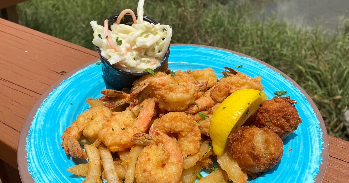 Fresh Mayport Shrimp Lunch and Dinner Menu Palms Fish Camp