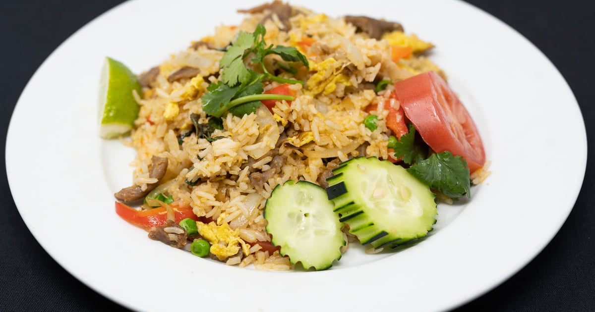 Spicy Fried Rice Full Menu Emporium Thai Thai Restaurant in Los