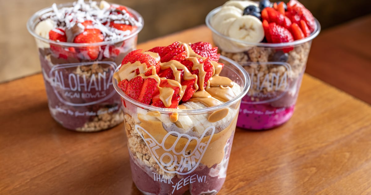 ✾alohana⭐︎✾ Nutritional Info - Alohana Acai Bowls - Açaí shop in CA