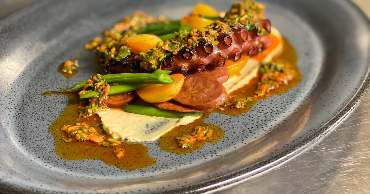 Grilled Spanish Octopus Dinner Haven Craft Kitchen + Bar