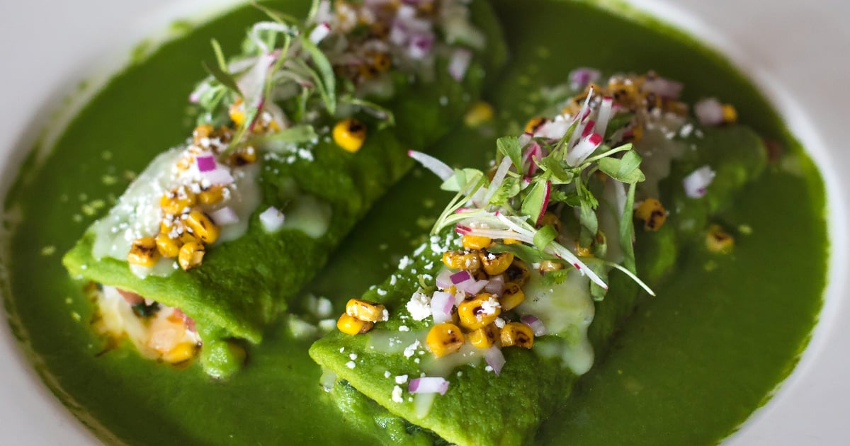 Enchiladas De Espinacas Lunch Javier's