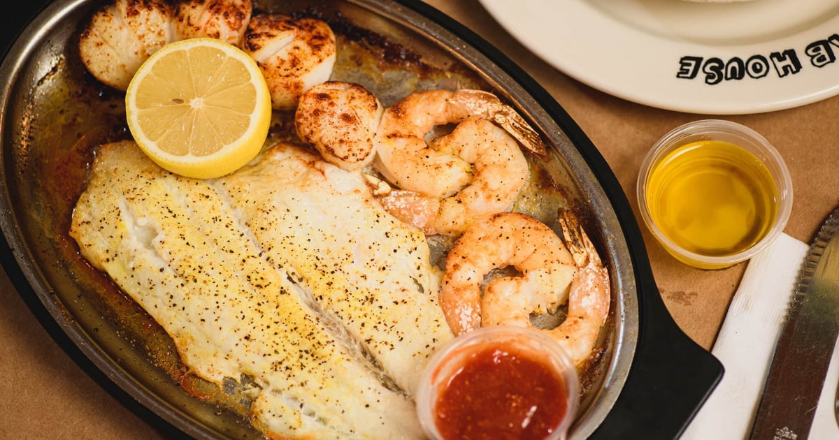 Broiled Seafood Platter Main Menu Woody's Crab House Voted Best