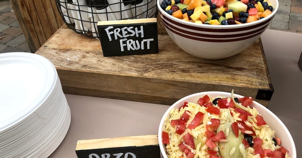 Fruit Salad Catering Craftsman Wood FIred Pizza