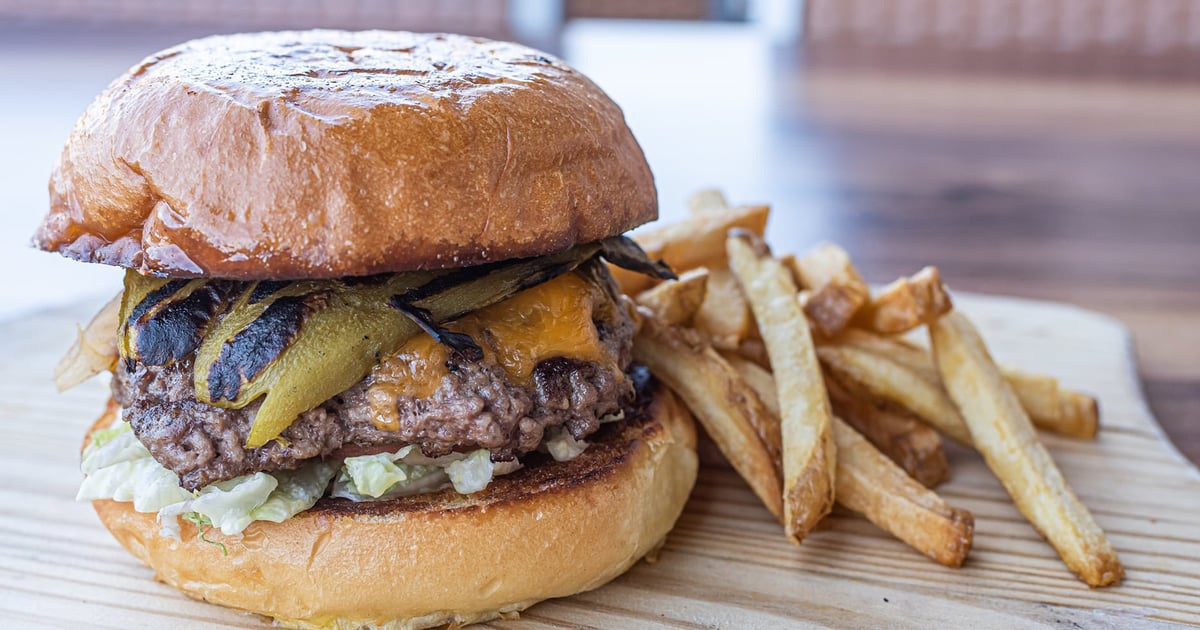 Nick's Burger Dinner Craftsman Wood FIred Pizza