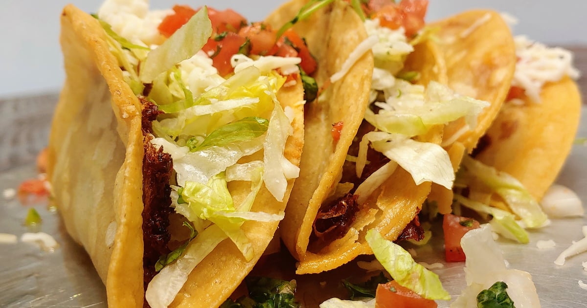 Hard Shell Tacos Menu Just Tacos And More Mexican Restaurant In 