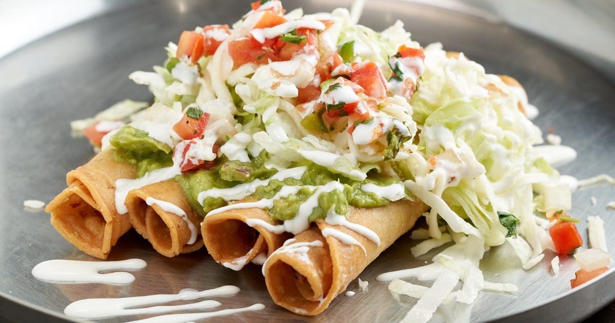 4 ROLLED TAQUITOS & ONE SIDE LUNCH MENU Just Tacos and More