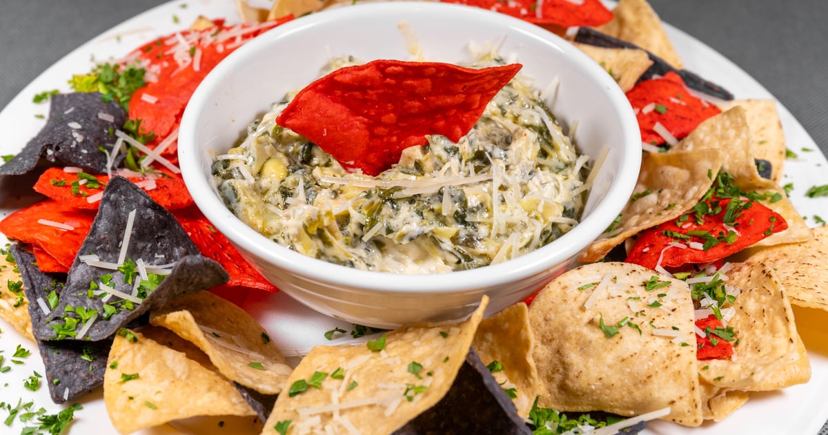 Spinach And Artichoke Dip - Trader Jack's Riverside Grille