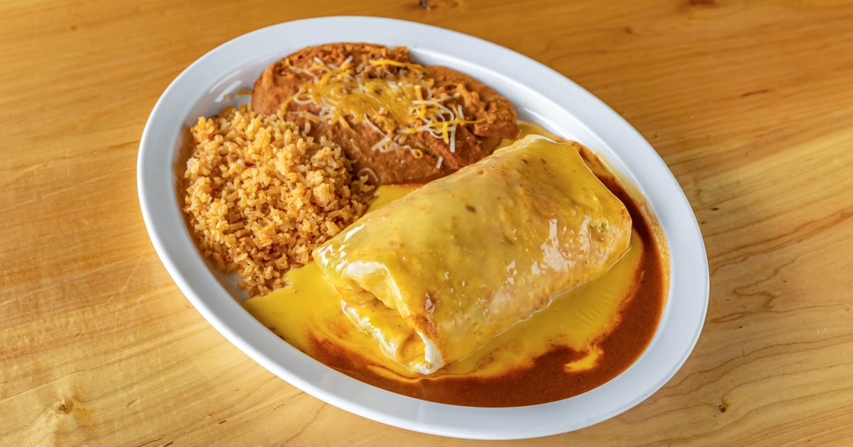 Wet Burrito D21 Food Tacos el Cunado Cascade Mexican Restaurant