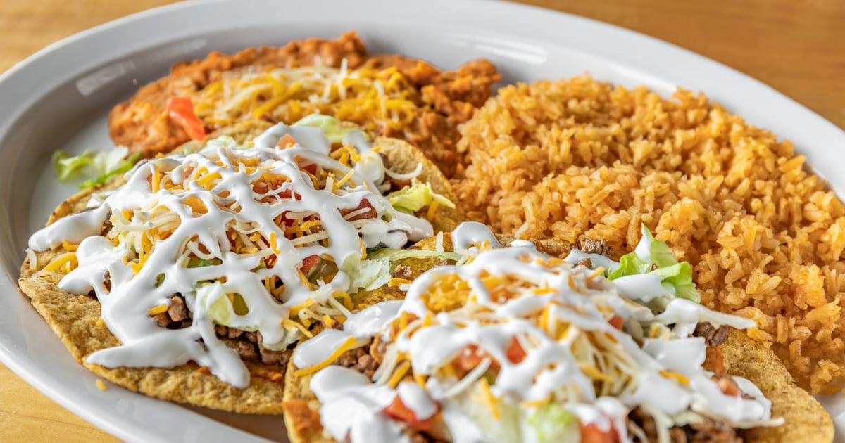 Tostada Dinner D24 Food Tacos el Cunado Cascade Mexican Restaurant in Grand Rapids, MI