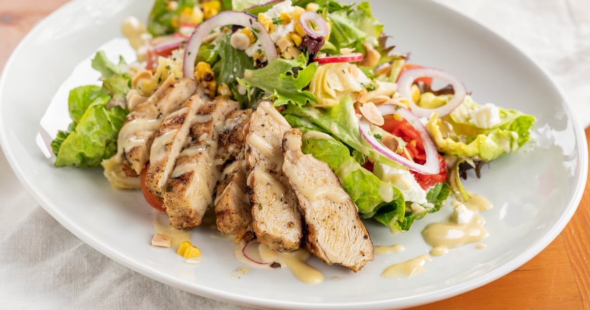 Sapphire Grilled Chicken Salad - Brunch - Sapphire, Cellar. Craft. Cook ...