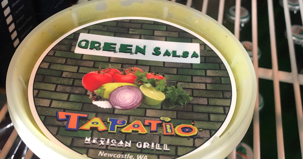 Green Tomatillo - Avocado Salsa - Menu - Tapatio Mexican Grill ...