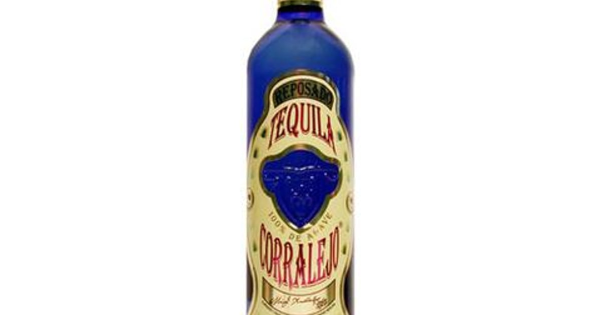 Corralejo Reposado Tequila Tall Blue Bottle