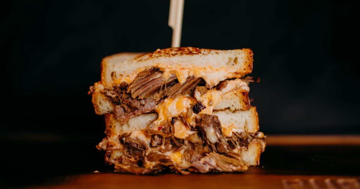 BRISKET GRILLED CHEESE Food Pub by Novo American Restaurant in Bowling Green KY