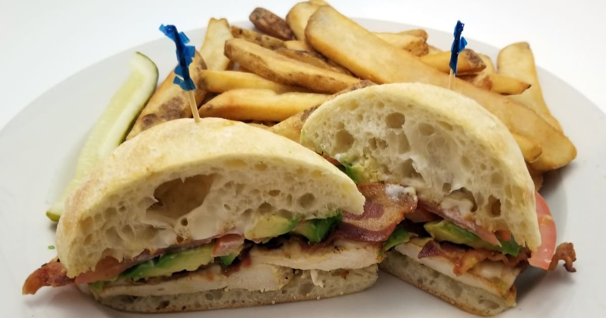 The California Chicken Sandwich Menu Hickory Ranch Steakhouse