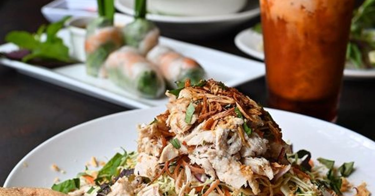 Mary's Chicken Salad "Goi Ga" Main Menu Bamboo Bistro Vietnamese