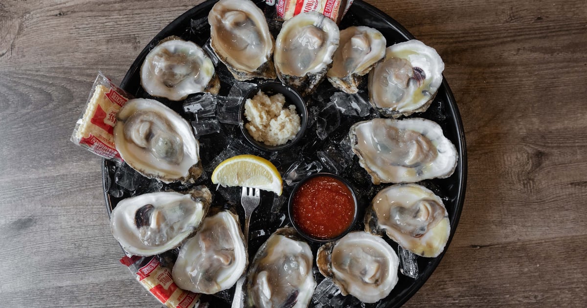 Oysters On the Half Shell Menu Boo rays of new orleans