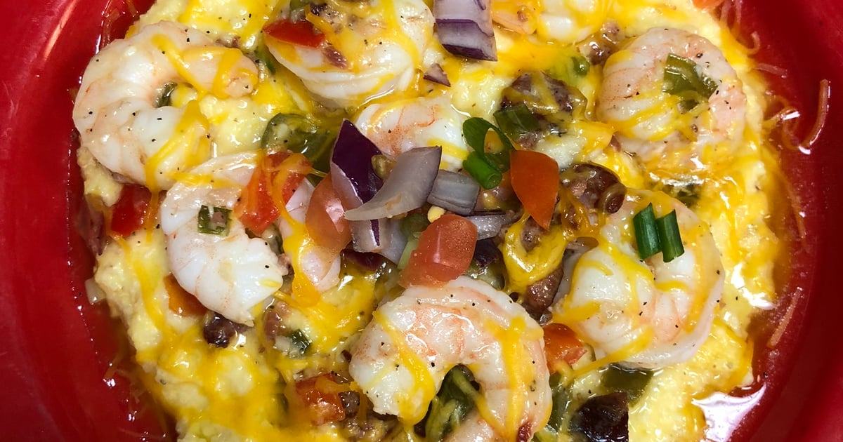 Shrimp & Grits Dinner Menu Whitey's Fish Camp Seafood Restaurant