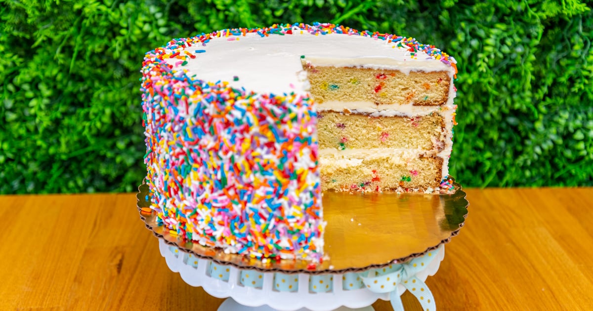 Vanilla with Sprinkles Cake Bakery Pietro's Bakery & Cafe