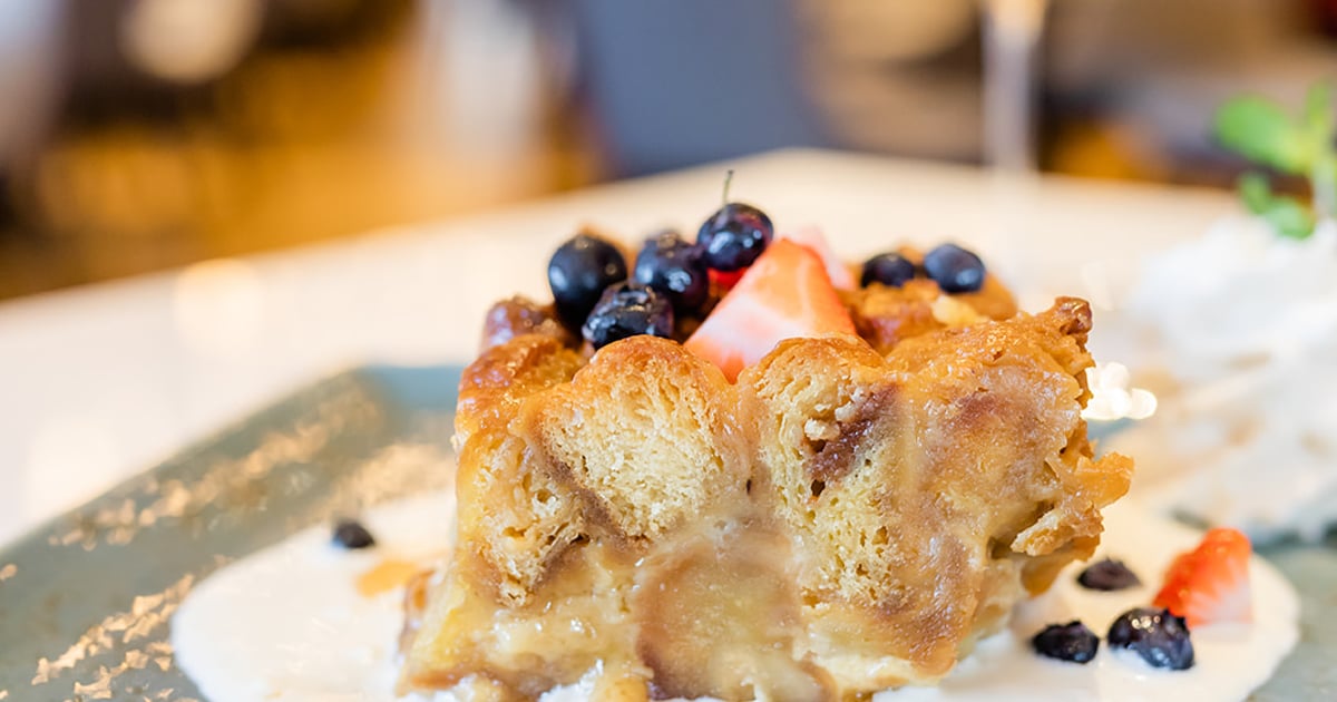 Wild Berry Bread Puddin' - State Fare Kitchen & Bar - Southern