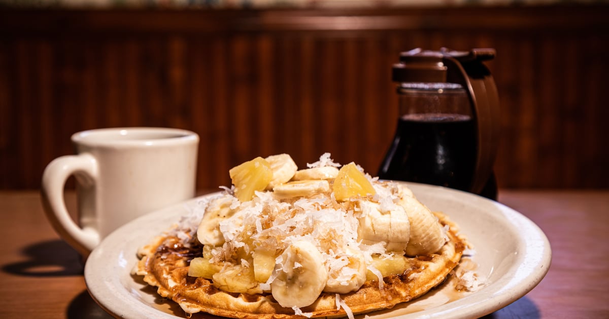 Hawaiian Waffle Breakfast Millbrae Pancake House Breakfast