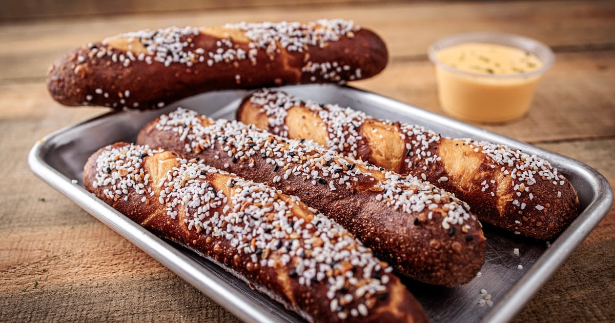 Hot Soft Pretzel Sticks @CHILLAX - Menu - Vails Brothers Shrimp Chicken ...