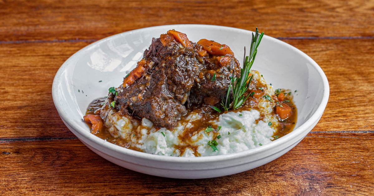 Short Ribs Dinner Menu Gates Restaurant + Bar