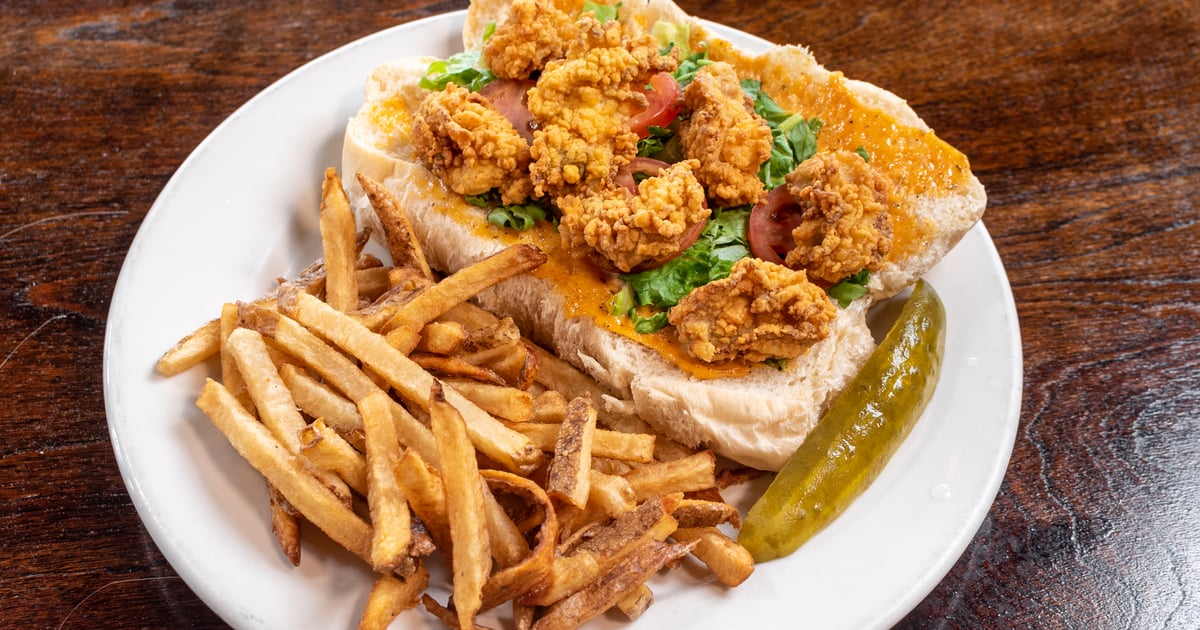 Oyster Po' Boy* Main Menu The Big Easy Oven + Tap