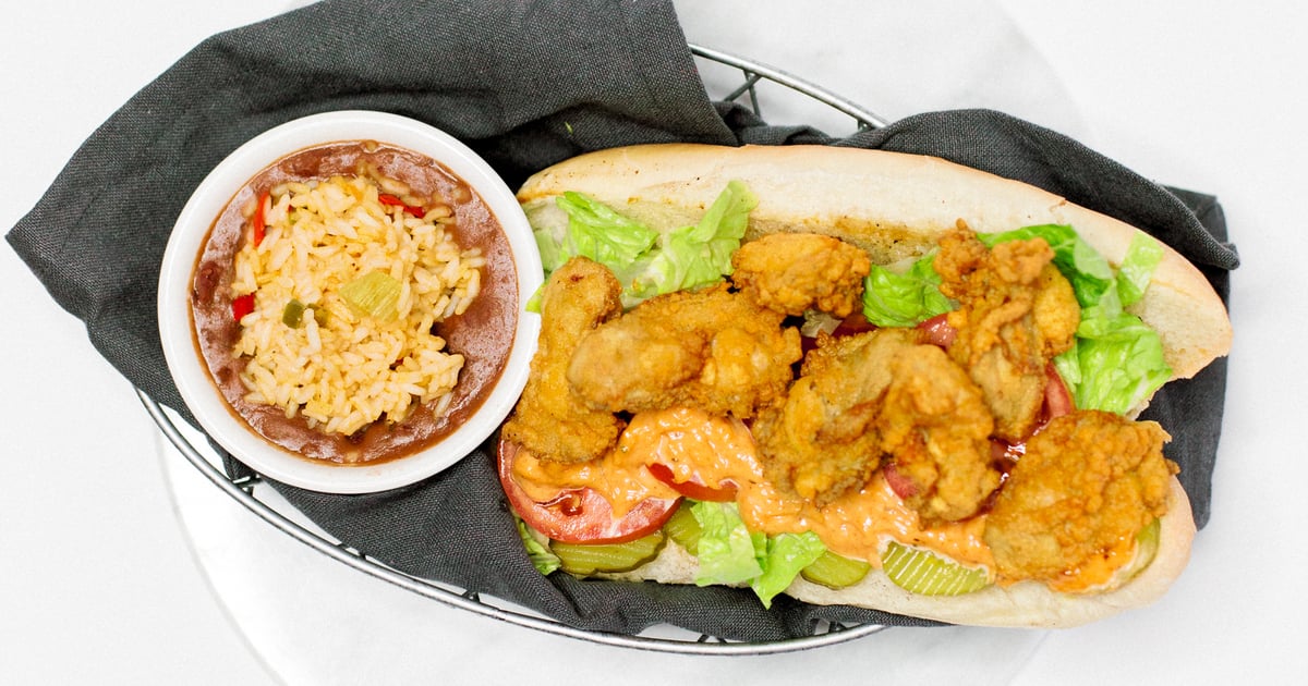 Shrimp Po' Boy Main Menu The Big Easy Oven + Tap