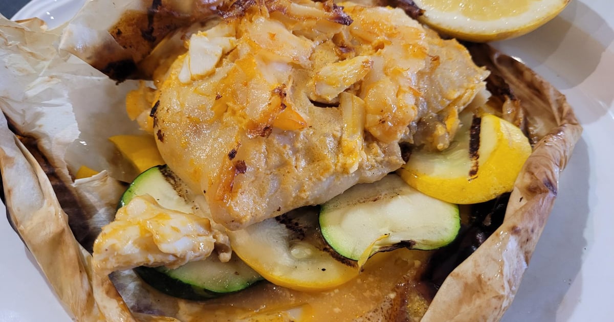 CANADIAN ROCKFISH IN PARCHMENT PAPER DINNER ENTREES Jojo's Hideaway