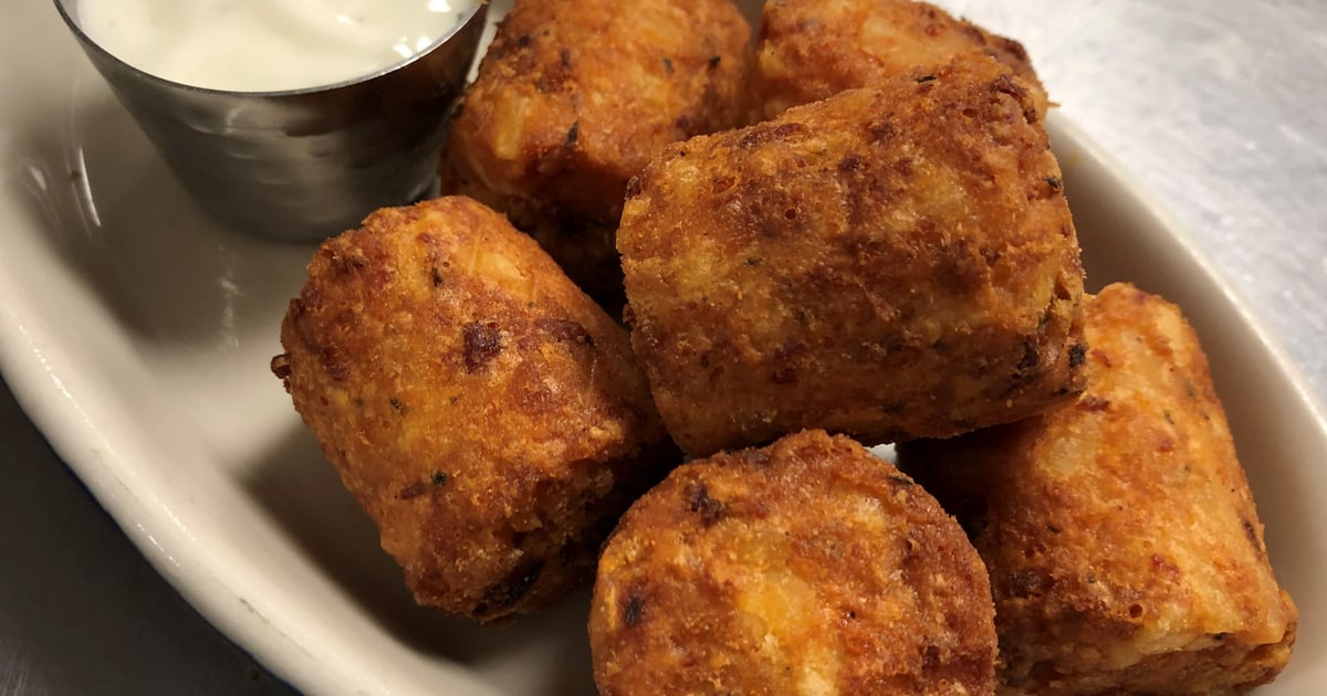 Jumbo Stuffed Tater Tots (6) Appetizers Wilton House of Pizza