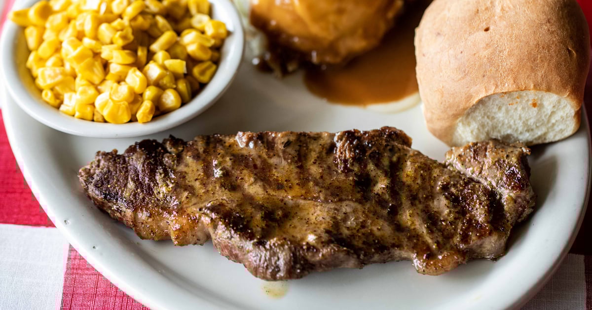 New York Strip Dinner Menu Texan Cafe & Pie Shop American