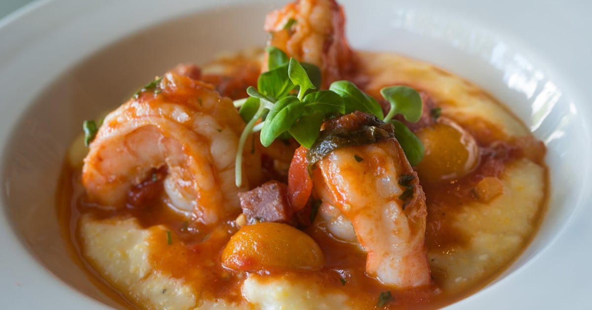 Shrimp and Cheddar Grits 35 Brunch Menu Murphy's Modern American
