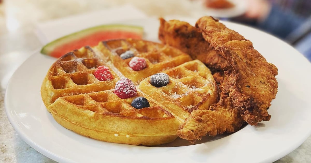 BJE Chicken & Waffles Weekday Menu Big John's Eatery Brunch