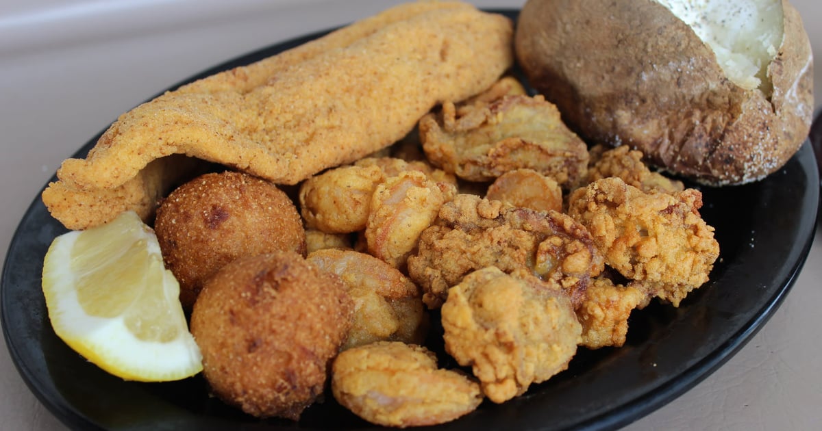 Assorted Fried or Broiled Seafood Platter Menu Jim Stalvey's