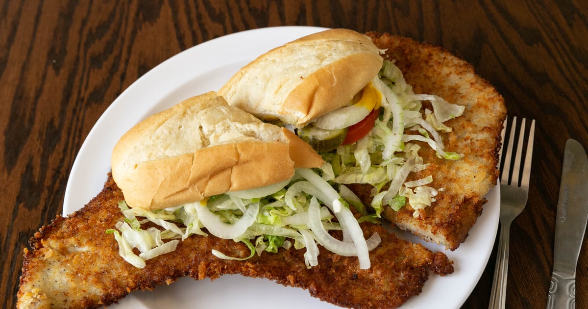 The Giant Tenderloin Lunch The Lunch Box Deli in MO