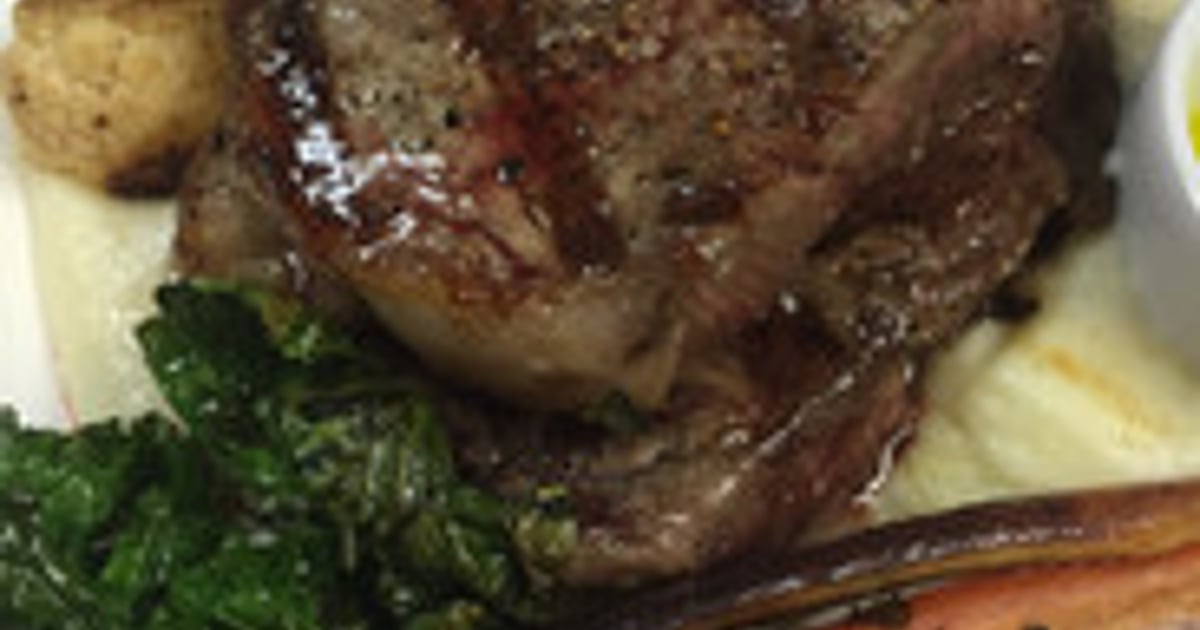 Double R Ranch Signature Ribeye Steak* - Online Menu - Alloro Restaurant
