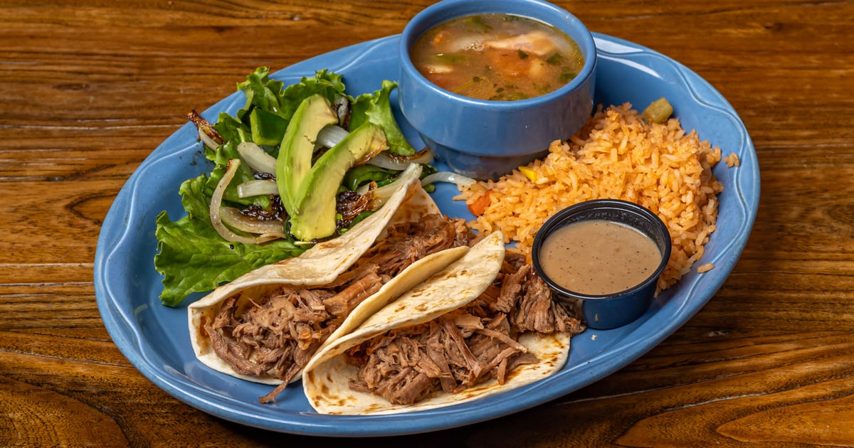 Brisket Tacos Regular Menu E Bar TexMex Restaurant in Dallas, TX