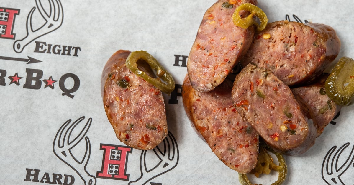 Jalapeño Sausage - Hard Eight BBQ- Best Barbecue Restaurant in TX