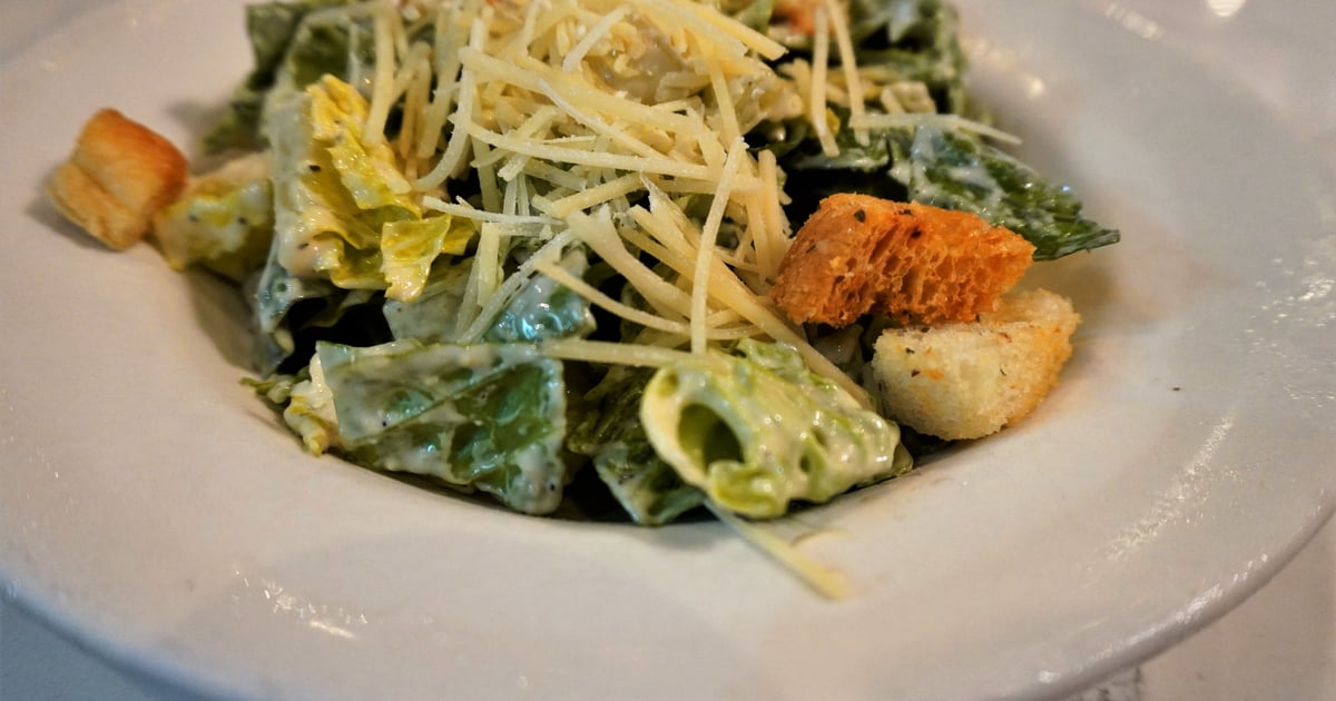 Caesar Salad Lunch Hasta La Pasta Restaurant in Katy, TX