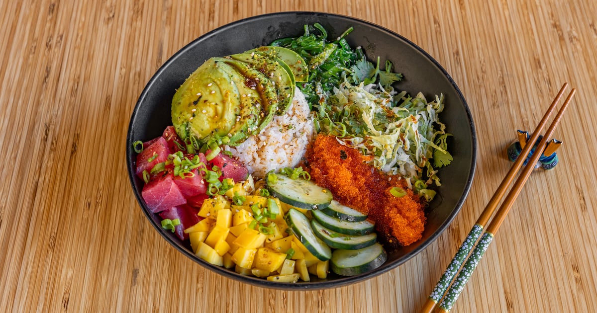 Poke Bowl Sear Ahi Tuna Ahi Poke Ahi Tuna Recipe Keto Skinnytaste