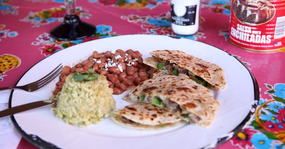 Quesadillas Poblanas Menu La Botana Mexican Restaurant in Tucson, AZ