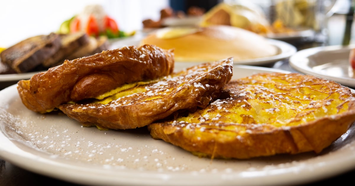 Cinnamon Croissant French Toast Breakfast Homeport Restaurant