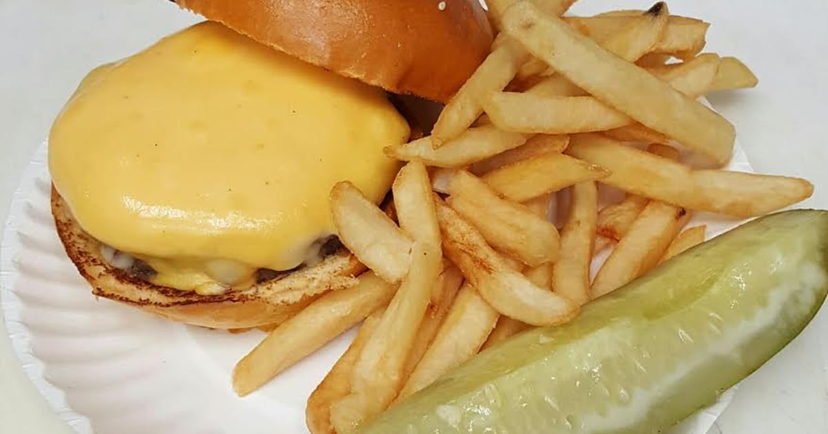 Cheeseburger Menu Route 100 Market Deli in Somers, NY