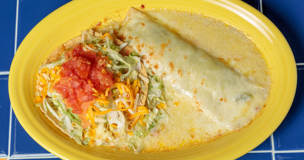 6. Spinach & Cream Cheese Enchilada Combo Main Menu Fernando's