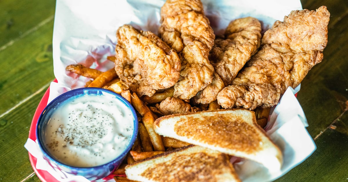 Chicken Finger Basket Menu Cherry Creek Catfish Southern
