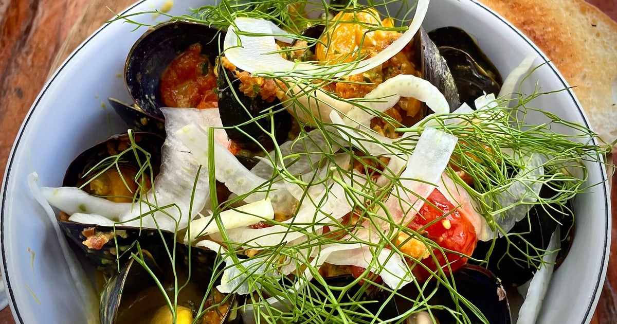 Steamed Mussels Dinner Menu Frontier Noble Square, Chicago, IL