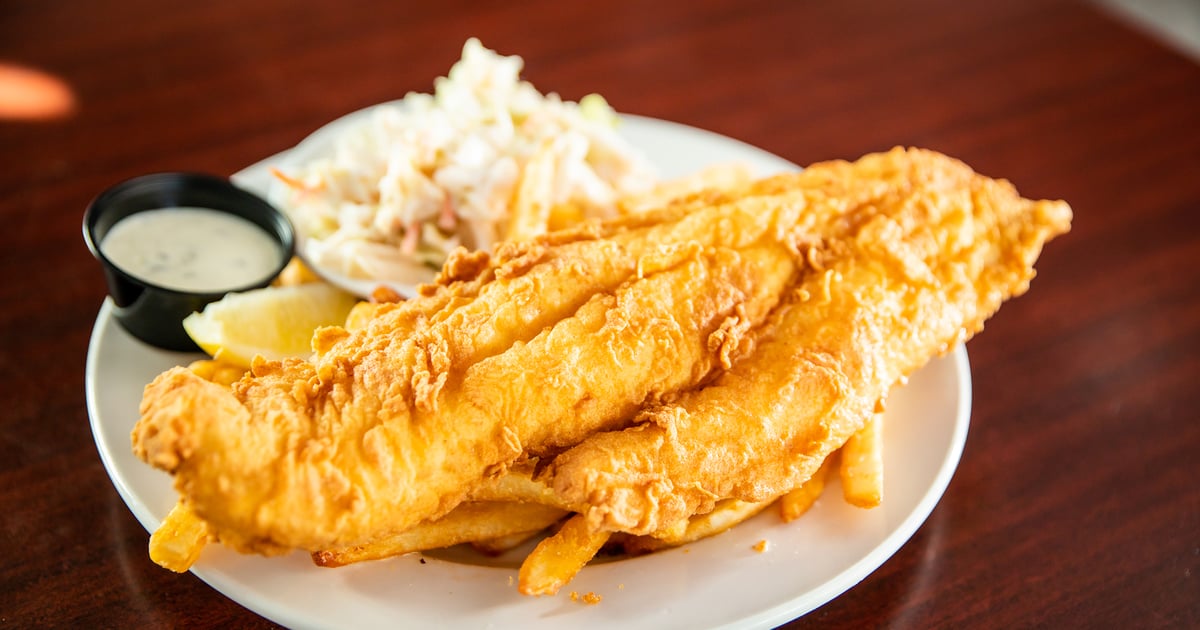 Fried Haddock & Chips Eller's Entrees Eller's Restaurant American