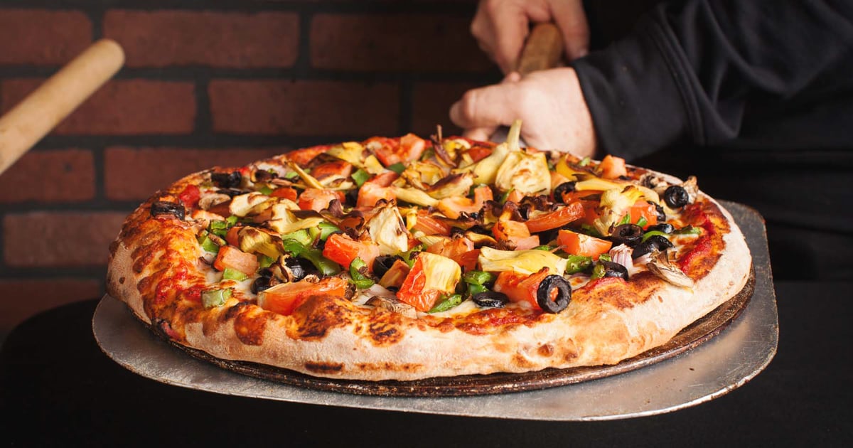 GIANT 18" THREE TOPPINGS PIZZA Build Your Own Pizza Pizza Express