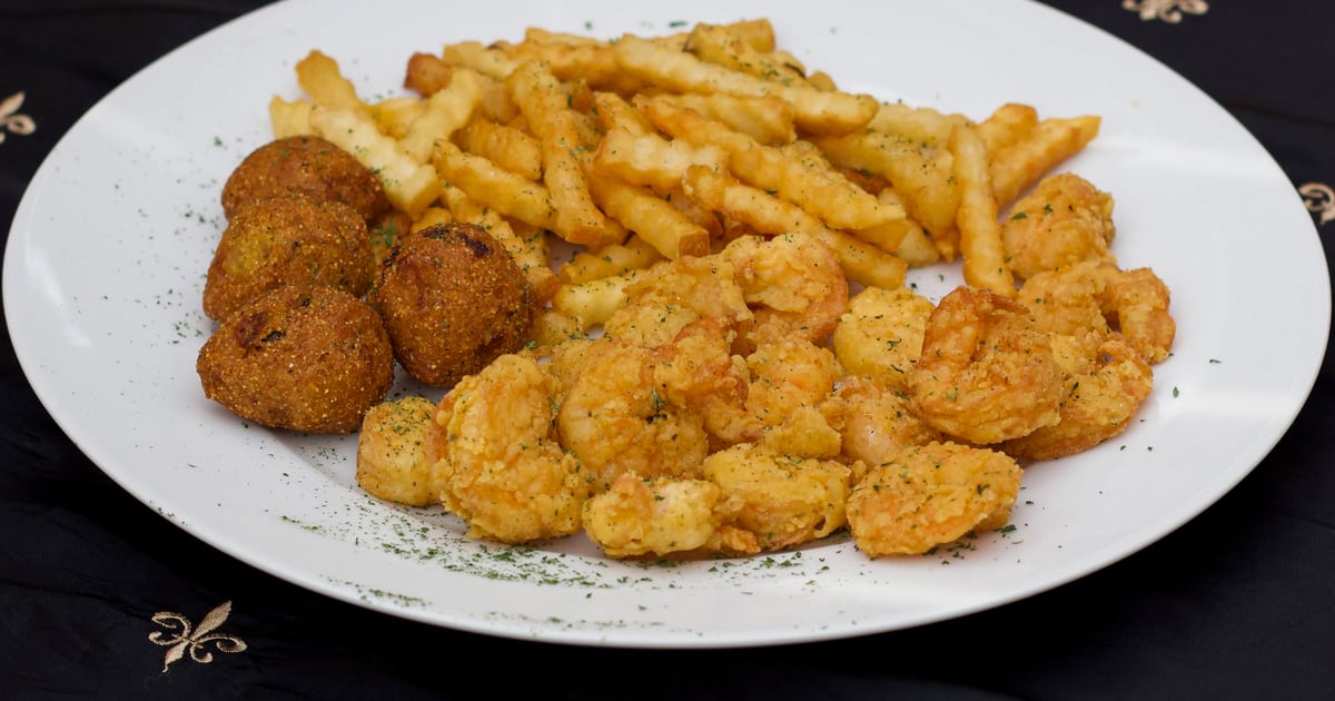 Fried Shrimp Dinner - Menu - Nola Voodoo Tavern - Creole Restaurant in